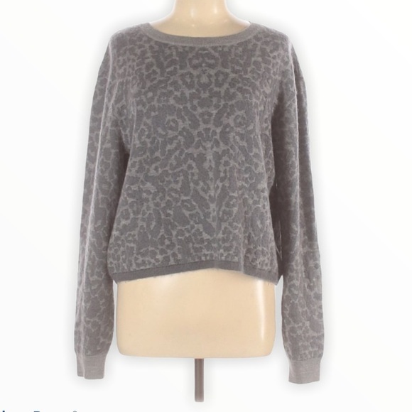 MCQ ALEXANDER MCQUEEN Leopard Mohair Sweater - Picture 4 of 9